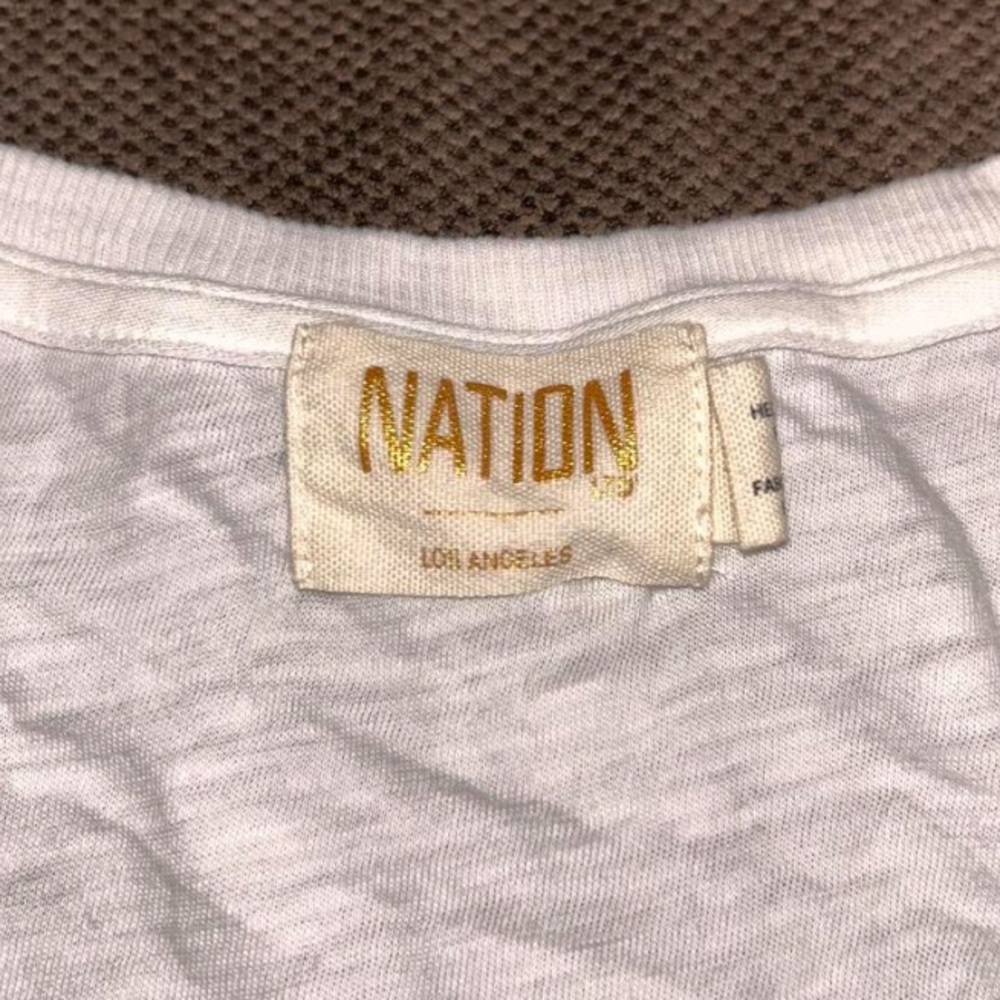 Nation LTD Rylan Contrast Ruffle Tank NWOT - Picture 5 of 5
